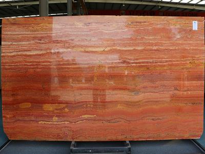 Red Travetine Luxurious Stone